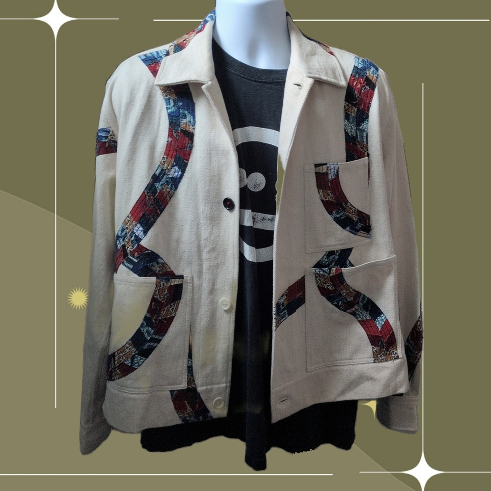 ✨ Kardo Bodhi Upcycled Denim Jacket Size S